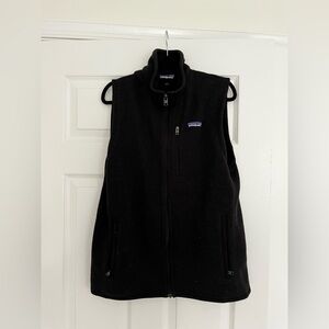Patagonia Men's Better Sweater Fleece Vest in black, medium